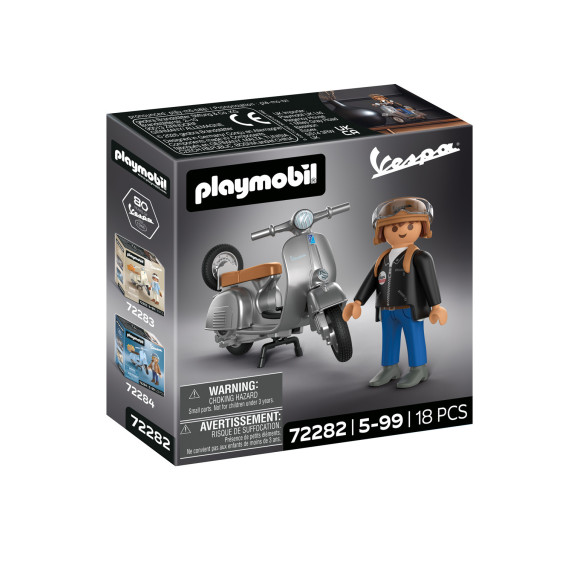 PLAYMOBIL Vespa 80 Aniversario: Estilo Original - 72282