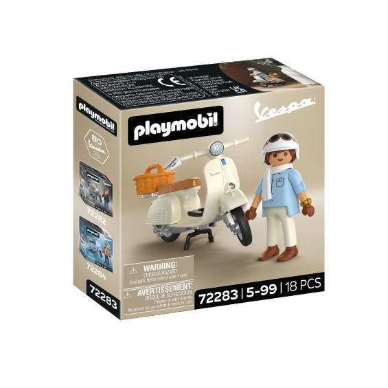 PLAYMOBIL Vespa 80 Aniversario: Estilo Clásico - 72283