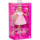 Barbie Deluxe Style Muñeca nº 3 Rubia con Vestido Rosa con Lado Grande y Accesorios