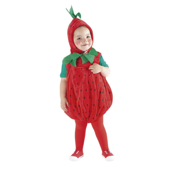 Disfraz Bebé Baby Fresita Talla 1-2 Años