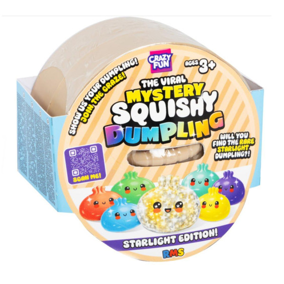 Crazy Fun The Viral Mystery Squishy Dumplimng Starlight Edition Juguete Antiestrés Varios Modelos